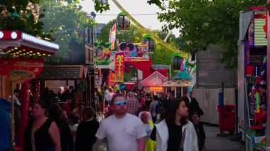 LUXEMBOURG, EUROPE - 1 Eylül 2025 - Lüksemburg 'da düzenlenen Schueberfouer, yıllık eğlence fuarı