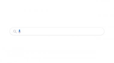 Yakın plan. animasyon, tarayıcıdaki arama çubuğu, beyaz arkaplan üzerinde