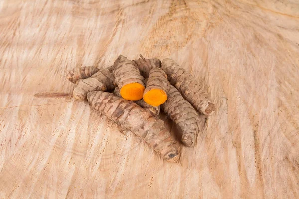 Korzenie Kurkuma Curcuma Longa — Zdjęcie stockowe