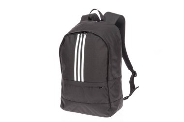 Medellin, Kolombiya - Marzo 15, 2019: Beyaz arka plan Adidas sırt çantası