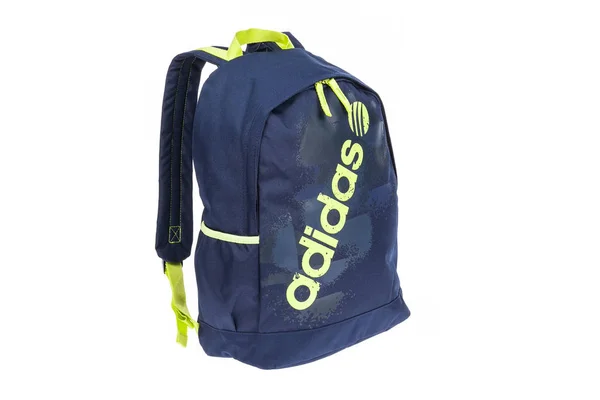 Medellín Colombia Marzo 2019 Mochila Adidas Sobre Fondo Blanco — Foto de Stock