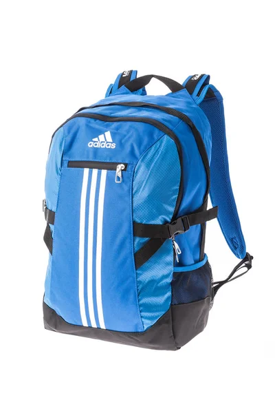 Medellín Kolumbia Február 2019 Adidas Hátizsák Fehér Háttér — Stock Fotó