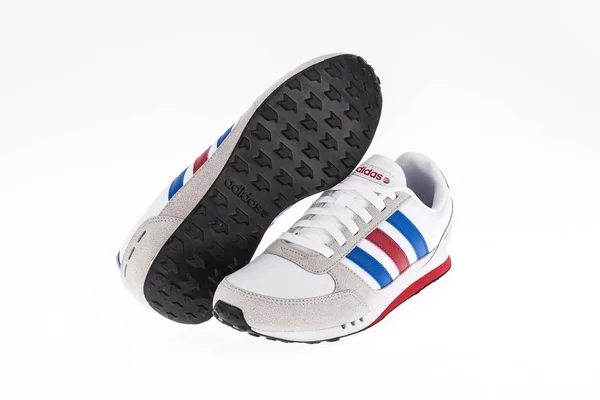 Medellin Colombia Marzo 2019 Adidas Sports Shoes White Background — Stock Photo, Image