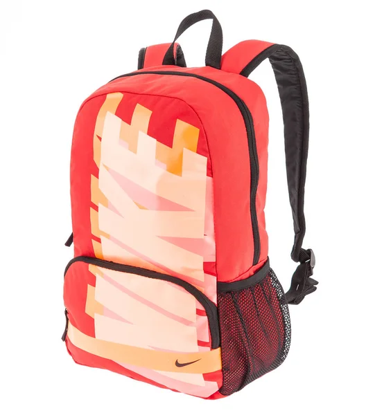 Medellin Kolumbien Marzo 2019 Nike Rucksack Auf Weißem Hintergrund — Stockfoto