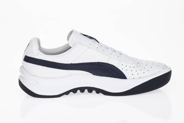 Medellin Colombia Marzo 2019 Puma Sports Shoes White Background — Stock Photo, Image