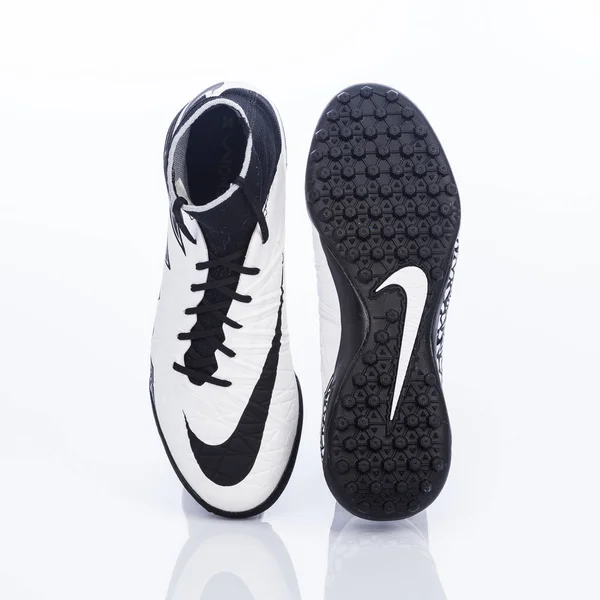 Μεντελίν Κολομβία Marzo 2019 Nike Ποδόσφαιρο Ποδόσφαιρο Εσωτερικό Παπούτσια Λευκό — Φωτογραφία Αρχείου