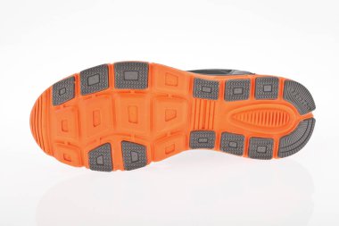 Medellin, Kolombiya-Abril 08, 2019: Lotto spor ayakkabıları beyaz arka planda