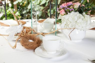 Centerpieces, parti resepsiyon uã§aÄ Ä± iÃ§in dekore ediÅ i