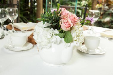 Centerpieces, parti resepsiyon uã§aÄ Ä± iÃ§in dekore ediÅ i