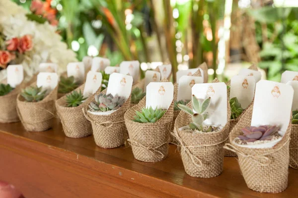 Close Gifts Party Guests — Stock Photo, Image