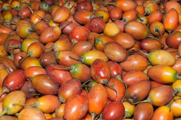 Fruta Tomate Árbol Supermercado Solanum Betaceum — Foto de Stock