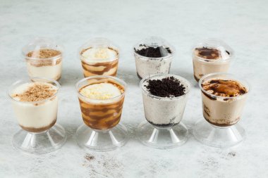 panna cotta - farklı tatlar ve sunum tatlılar