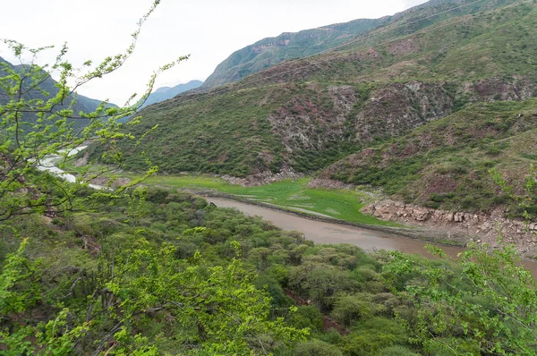 Rivera Rio Natura Między Górami Rio Chicamocha Kolumbii — Zdjęcie stockowe