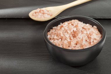 Tuz - tuz kristalleri Himalaya pembesi.