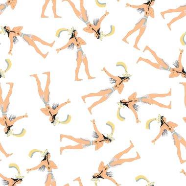 Knossos Sarayı prensi. Antik Yunan. Seamless modeli