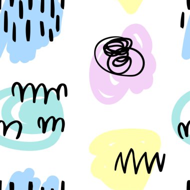 Renkli harflerle kusursuz arkaplan