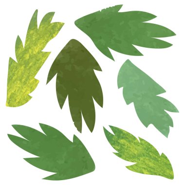 Egzotik yaprakların resimleriyle modern posterleri kolaçan et.