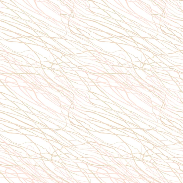 Nahtloses Muster mit handgezeichneten abstrakten Linien, Kritzeleien — Stockvektor