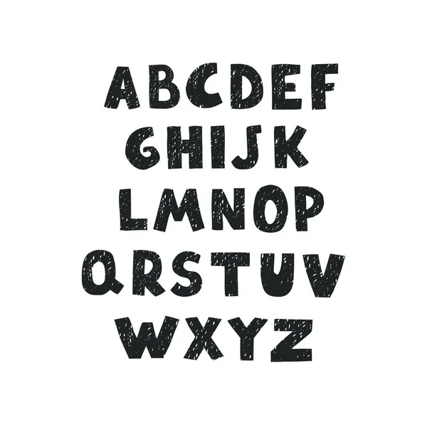 Alphabet positif pour les enfants — Image vectorielle