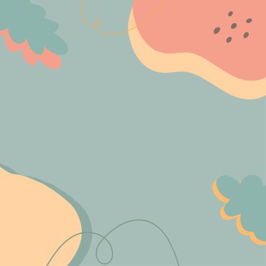 Kusursuz desen, elle çizilmiş soyut noktalar, karalamalar.