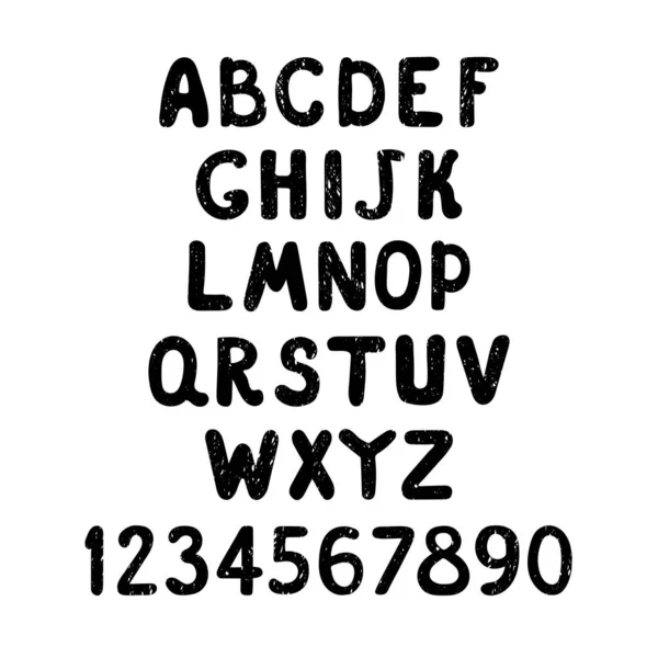 Alphabet positif pour les enfants — Image vectorielle