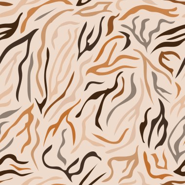 Soyut hayvan motifi ile kusursuz bir arkaplan