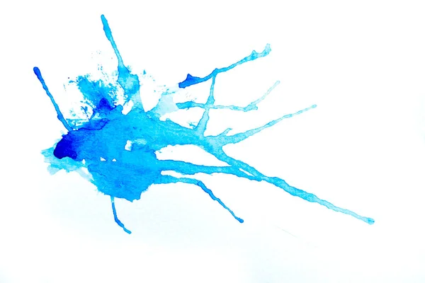 Abstrato azul aquarela fundo — Fotografia de Stock