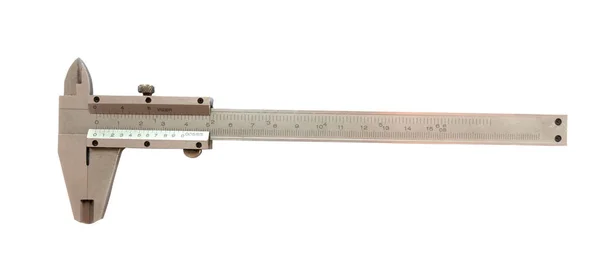 Vernier caliper on a white background — Stock Photo, Image