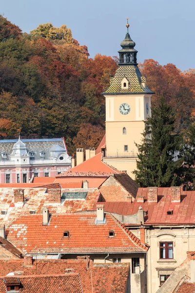 Europa Roménia Brasov Distrito Poarta Schei Perto George Street Torre — Fotografia de Stock