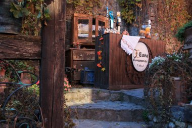 2016-01-19 Avrupa, Romanya, Sighisoara, Restoran, bar eski şehirde.