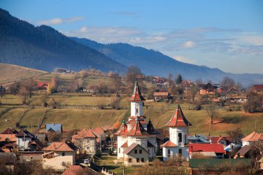 Avrupa, Romanya, Bucovina, Campulung Moldovenesc, Sonbahar renkleri.