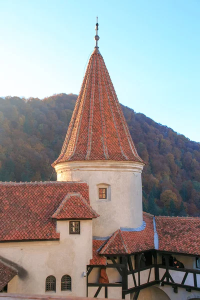 布兰城堡 在罗马尼亚女王玛丽的住处 特兰西瓦尼亚 — 图库照片