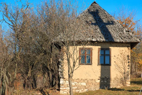 Rumania Condado Maramures Dobricu Lapusului Casa Campo Típica —  Fotos de Stock