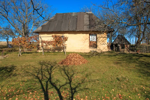Romania Maramures County Dobricu Lapusului Typical Farm House — Stock Photo, Image