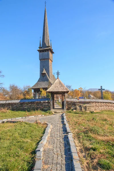 Evropa Rumunsko Maramures County Rogoz Dřevěný Kostel Rogoz Postavený 1663 — Stock fotografie
