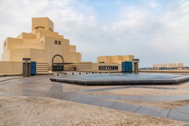 Katar Devleti, Doha. İslam Eserleri Müzesi. Yerleşik 2008. Dış. 26 Şubat 2017