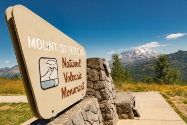 Kuzey Amerika, Washington Eyaleti, Pacific Northwest, Skamania County. 17 Temmuz 2017. Aziz Helen dağı veya Louwala Clough etkin bir değişken bir Stratovolkan dır. Ulusal volkanik anıt ve Park.