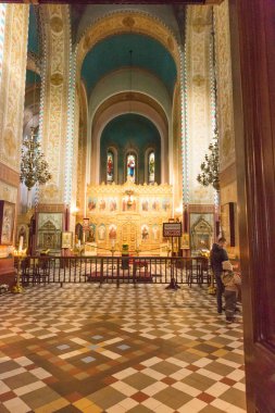 Europe, Eastern Europe, Baltic States, Estonia, Tallinn. Old town, St Nicholas church Altar. October 23, 2017.