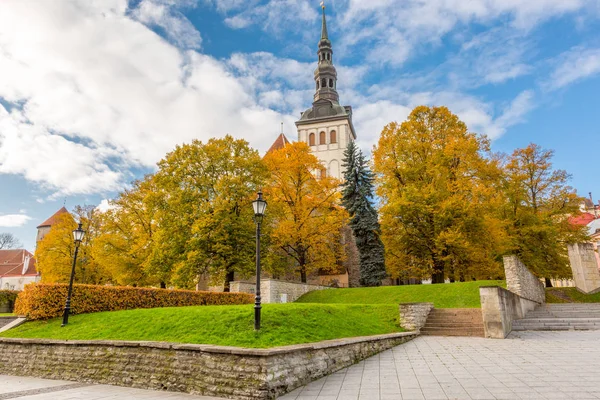 Europe, Eastern Europe, Baltic States, Estonia, Tallinn. St. Nicholas church tower, steeple.