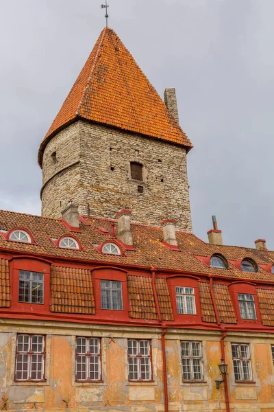 Europe, Eastern Europe, Baltic States, Estonia, Tallinn. Old town, tower along the city walls.