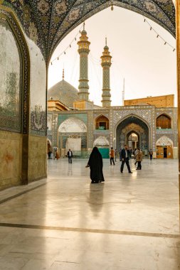 Iran İslam Cumhuriyeti. Qom. Fatima Masumeh Tapınağı, Şii Müslümanlar İran'ın en önemli Şii türbelerin biri olarak kabul edilir. 03 Mart 2018