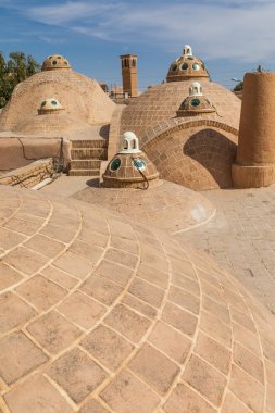 Iran İslam Cumhuriyeti. Isfahan Eyaleti, kaşan. Sultan Amir Ahmad Bathhouse, Hamam.