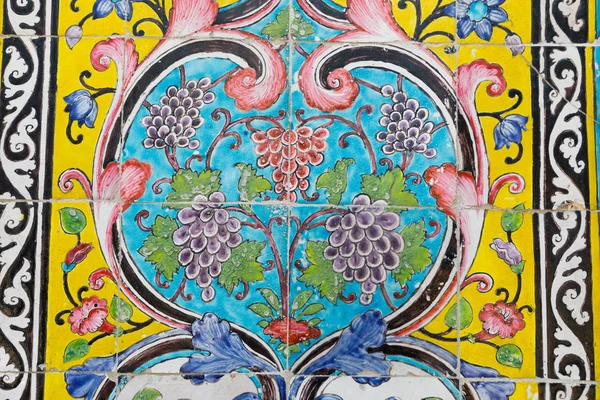 República Islâmica Irão Teerão Golestan Palace Património Mundial Unesco Azulejo — Fotografia de Stock