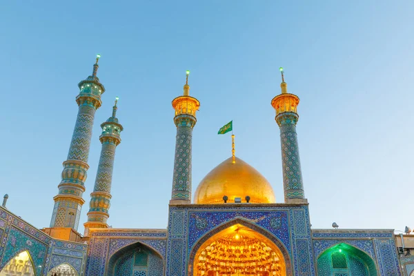 Ісламська Республіка Іран Ком Shrine Masumeh Фатімі Думку Мусульмани Шиїти — стокове фото