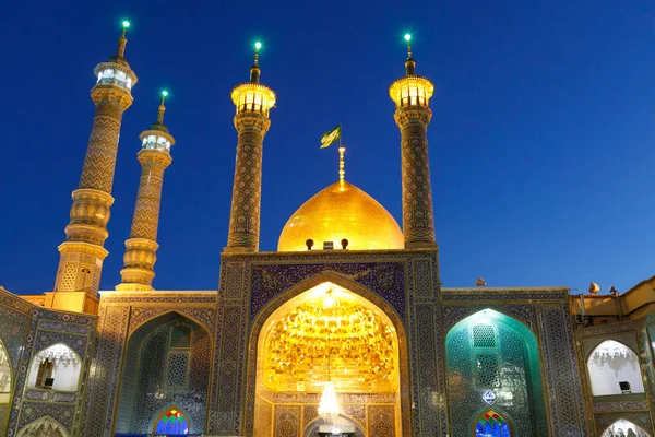 República Islâmica Irão Qom Santuário Fátima Masumeh Considerado Pelos Muçulmanos — Fotografia de Stock