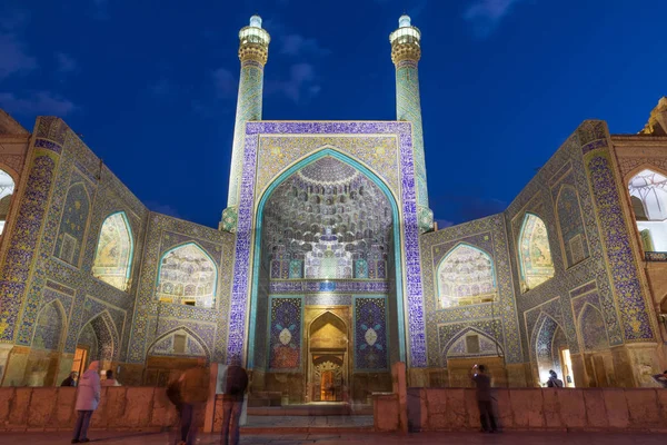 República Islâmica Irão Isfahan Esfahan Entrada Iwan Imã Mesquita Emam — Fotografia de Stock