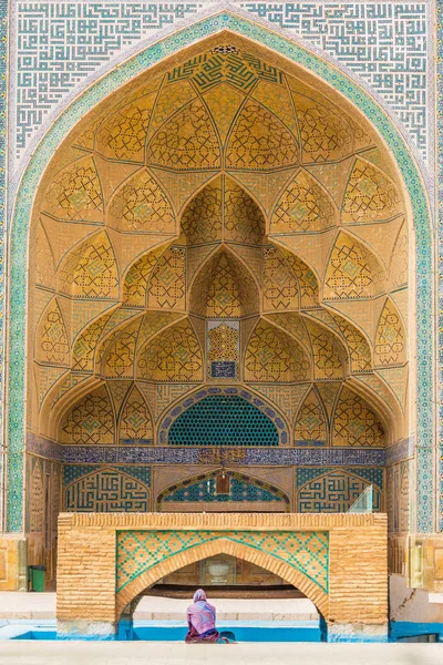 República Islâmica Irão Isfahan Esfahan Mesquita Jameh Grande Mesquita Congregacional — Fotografia de Stock