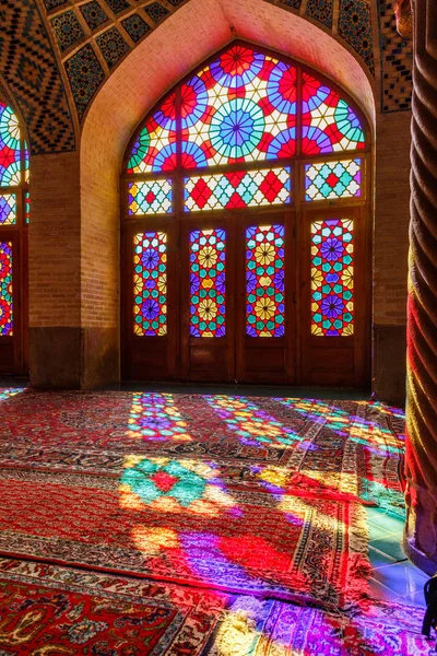 República Islámica Irán Shiraz Mezquita Nasir Mulk Mezquita Rosa Ubicada — Foto de Stock