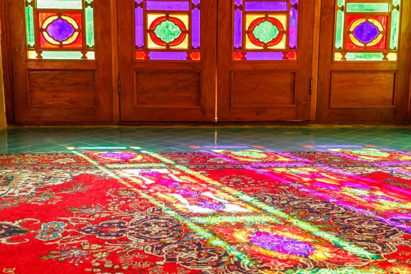 Ісламська Республіка Іран Шираз Насир Аль Мульк Мечеті Рожевий Мечеть — стокове фото