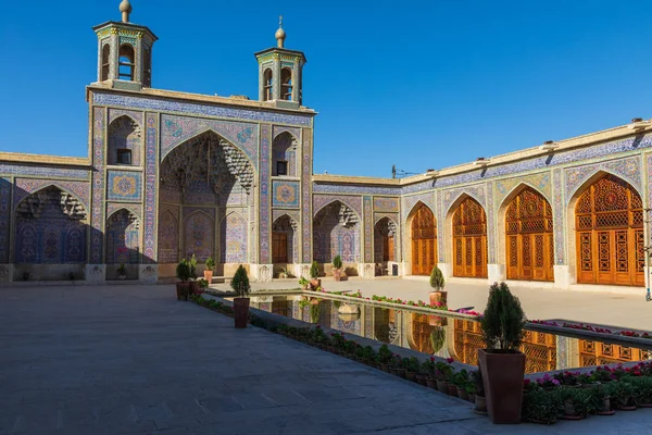 Islamic Republic Iran Shiraz Exterior Nasir Mulk Mosque Complex Exterior — Stock Photo, Image